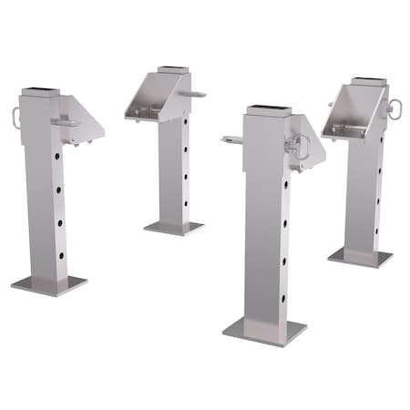 Vestil Aluminum Adjustable Height Retro Fit Kit 4,000 lb. Capacity AHA-4-ALO-RF